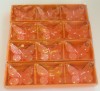 12 schöne Schmetterling Kerzen in Orange Kerze NEU+OVP