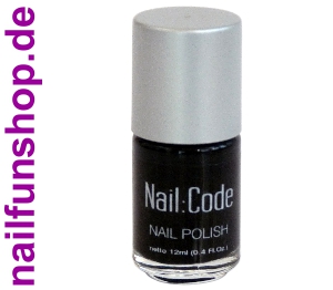 NAILCODE Nail Polish 12ml Nagellack Black