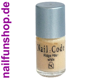 Nailcode Ridge-Filler Rillenfüller weiss Unterlack 12ml