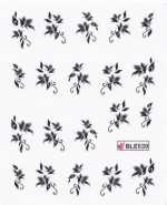 1 Bogen One Stroke Sticker BLE-539 (20 Stück) Nailsticker Nagelsticker Nailtatoo