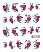 1 Bogen One Stroke StickerBLE-829 (20 Stück) Nailsticker Nail-Tattoo Nailtattoo