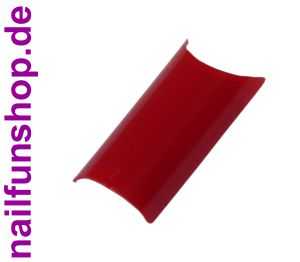 20 farbige New Tube Tips für die Nagelmodellage rot - #2136