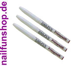 3x NAILFUN Primerstift - Haftvermittler je 3ml - praktisch und effizient