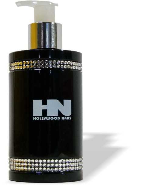 NAILFUN HOLLYWOOD HANDS CRYSTAL Seifenspender schwarz mit Strasssteinen 