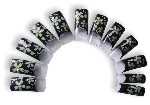 12 Modellage Airbrush Tips mit Strassstein #2106