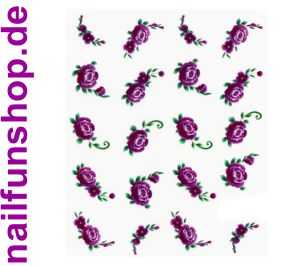 1 Bogen One Stroke Sticker BLE013 (20 Stück) Nailsticker Nailart Nail-Tattoo