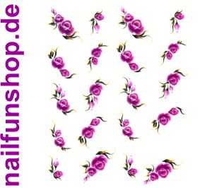 1 Bogen One Stroke Sticker BLE074 (20 Stück) Nailsticker Nailart Nail-Tattoo