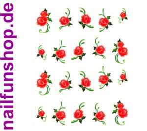1 Bogen One Stroke Sticker BLE103 (20 Stück) Nailsticker Nailart Nail-Tattoo