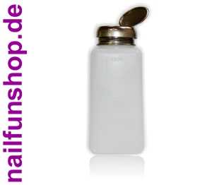 NAILFUN Dispenser / Pumpflasche 250ml mit Metalldeckel (leer)