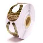 1 Rolle = 500 selbstklebende Goldschablonen Hufeisen-Form