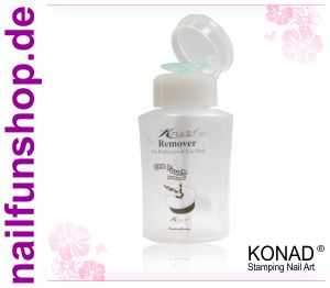 KONAD Dispenser / Pumpflasche 185ml sehr hochwertig (leer) für Flüssigkeiten