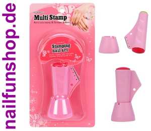 KONAD Multi Doppel-Stempel und Schaber + Ständer - 2 in 1 Doppelstempel - NEU