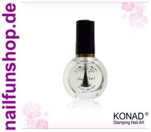 Konad TOP-COAT / Finish / Versiegler / Überlack klar 10ml in Pinselflasche