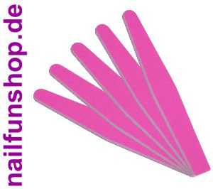 Trapezfeile Pink Profi-Qualität 180/180 Grit - 5er-Pack