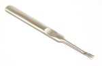 Nagelhautmesser V-Form Edelstahl - abwaschbar und desinfizierbar L=11cm