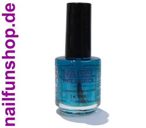NAILFUN Nagelhaut-Pflegeöl Kokosnuss - 15ml in der Pinselflasche