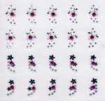 1 Bogen Nail Jewels Strassstein-Sticker # 010