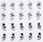 1 Bogen Nail Jewels Strassstein-Sticker # 034