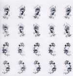 1 Bogen Nail Jewels Strassstein-Sticker # 025