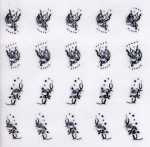 1 Bogen Nail Jewels Strassstein-Sticker # 032