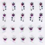 1 Bogen Nail Jewels Strassstein-Sticker # 012