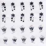 1 Bogen Nail Jewels Strassstein-Sticker # 036