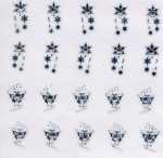 1 Bogen Nail Jewels Strassstein-Sticker # 024