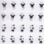 1 Bogen Nail Jewels Strassstein-Sticker # 030