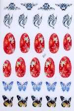1 Bogen Design Nail Sticker - selbstklebend - # 501