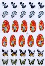 1 Bogen Design Nail Sticker - selbstklebend - # 503