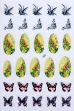 1 Bogen Design Nail Sticker - selbstklebend - # 507
