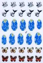 1 Bogen Design Nail Sticker - selbstklebend - # 508