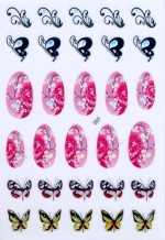 1 Bogen Design Nail Sticker - selbstklebend - # 511