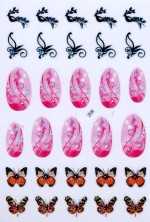 1 Bogen Design Nail Sticker - selbstklebend - # 513
