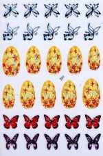 1 Bogen Design Nail Sticker - selbstklebend - # 514