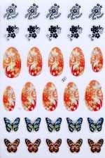 1 Bogen Design Nail Sticker - selbstklebend - # 515