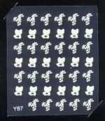 1 Bogen 3D Design Nail Sticker # 404 Nagelsticker