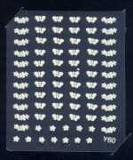 1 Bogen 3D Design Nail Sticker # 406 Nagelsticker (Y60)