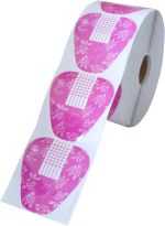 50 selbstklebende Schablonen Pink extrabreit