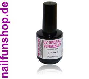NAILFUN UV-Spezial-Versiegler (Topcoat) mit Sunblocker 15ml in der Pinselflasche