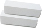 2 Stück Buffer / Profi-Schleifblock Körnung 100/100 Weiss