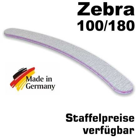Zebrafeile Banana Profi-Qualität - Körnung 100/180 - made in Germany