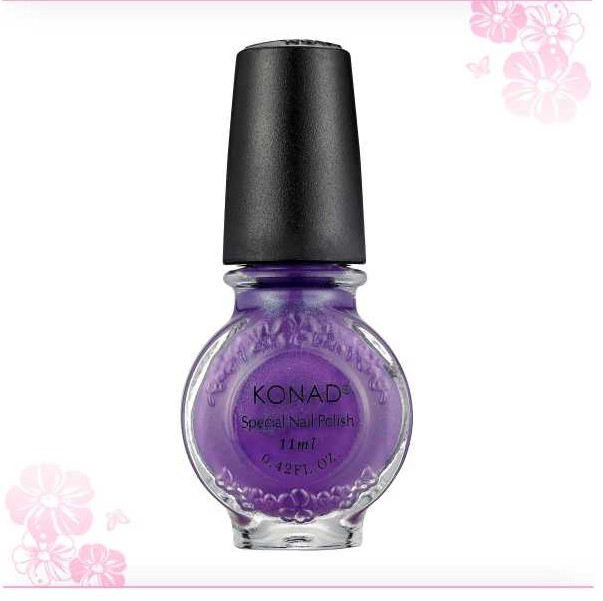 KONAD Stamping Lack S18 Violet Pearl, 1er Pack, 11ml