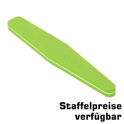 Buffer-Feile SUPERFLEX Trapez grün Körnung 180/180 beidseitig fein