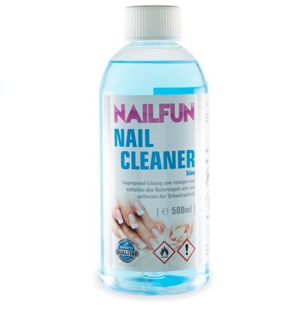 500ml Nailcleaner blau - Spezial Nagel-Reiniger Cleaner - reinigt und entfettet