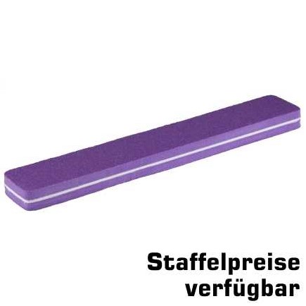 Rechteck Bufferfeile SUPERFLEX lila, mittel, Körnung 120/120