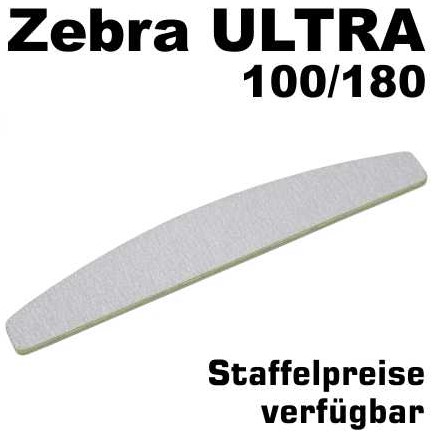 Zebrafeile Halbmond Longlife Profi-Qualität - Körnung 100/180 - made in Germany