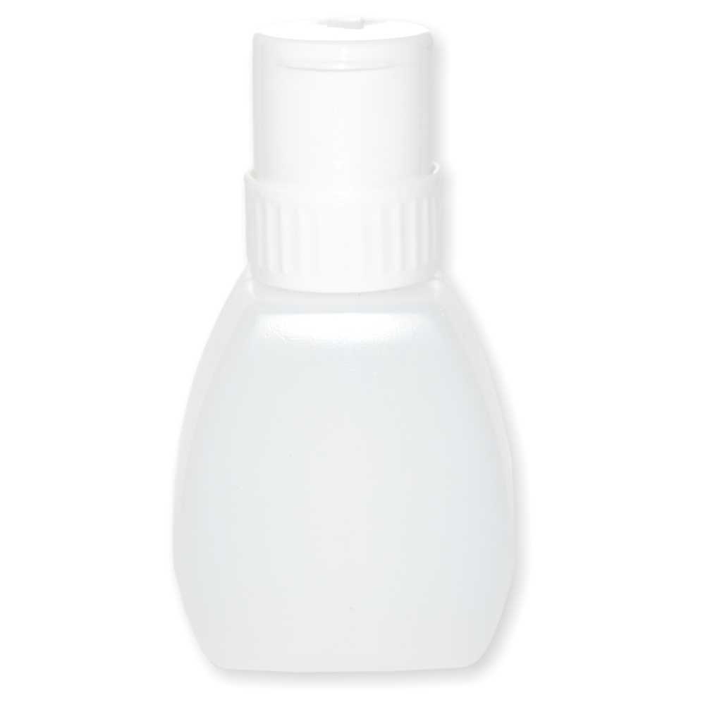 Dispenser / Pumpflasche transparent-milchig ca. 250ml Fassungsvermögen (leer)