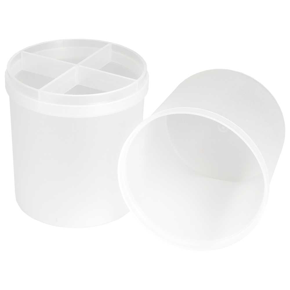 Feilenbox (leer) - Profi Aufbewahrungs-Behälter 2-teilig für Feilen und Pinsel