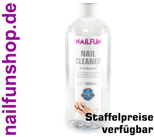 1 Liter Nailcleaner = 1000ml Spezial Nagel-Reiniger Cleaner Entfetter